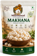 Mharosawad Premium Makhana (Fox Nuts) | 100% Natural, Gluten-Free & Protein-Rich Healthy Snack - 250g